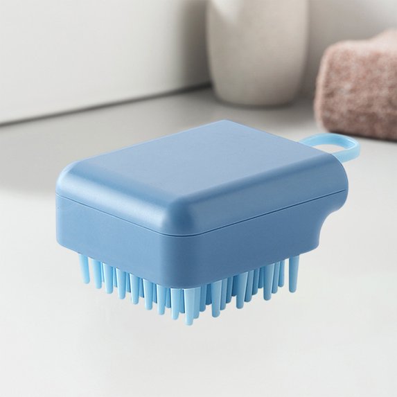 Scalp Massager Shampoo Brush with Soft Silicone Bristles