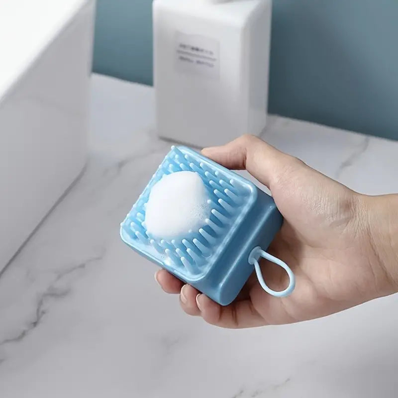 Scalp Massager Shampoo Brush with Soft Silicone Bristles