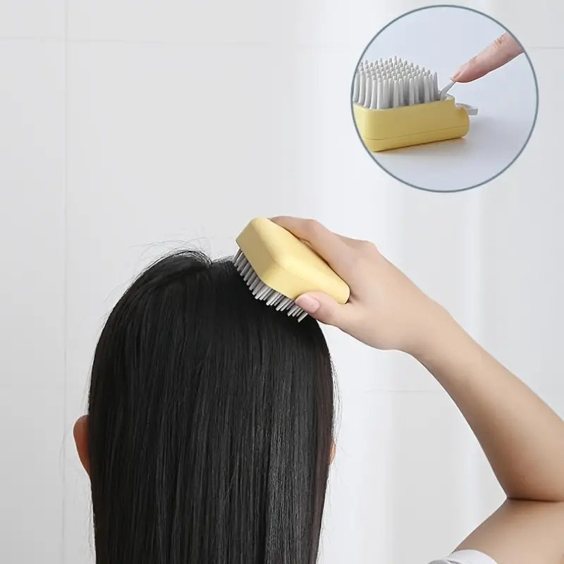Scalp Massager Shampoo Brush with Soft Silicone Bristles